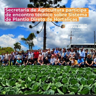 Profissionais da Agricultura participam do encontro técnico sobre o Sistema de Plantio Direto de Hortaliças